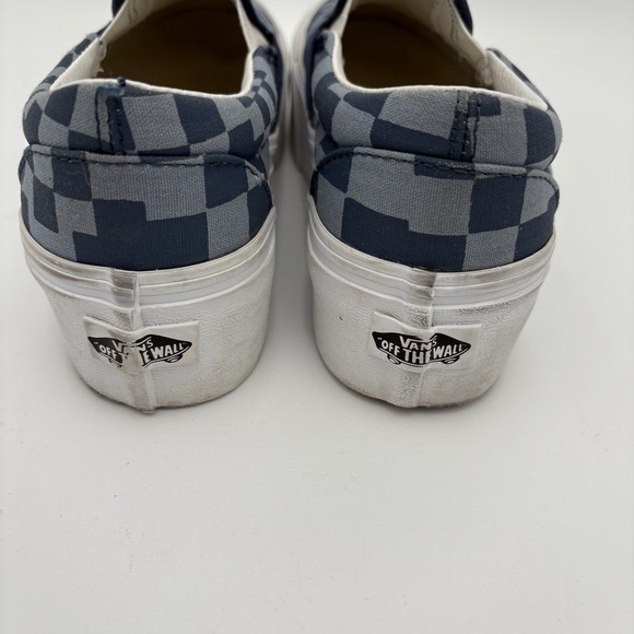 Vans WMNS‎ Gray Blue Checkered Platform - Picture 5 of 8